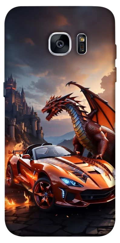 Чохол на Samsung G935F Galaxy S7 Edge Сar and dragon фото 1 з 1