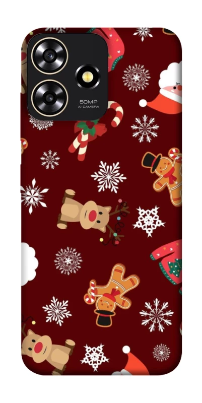 Чехол на ZTE Blade A73 4G Новогодний v6 фото 1 из 1