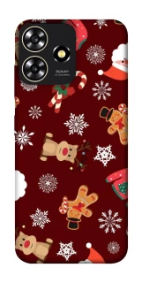 Чехол на ZTE Blade A73 4G Новогодний v6 фото 1 из 1