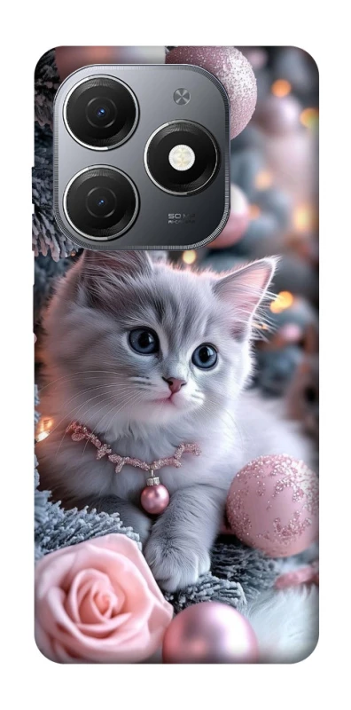 Чохол на TECNO Spark 20 Christmas Kitty фото 1 з 1