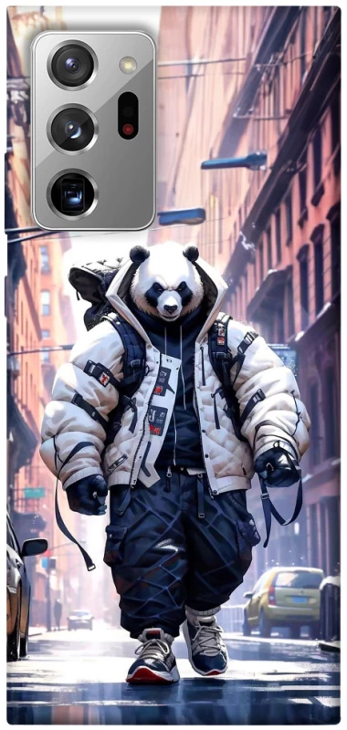 Чехол на Samsung Galaxy Note 20 Ultra Панда курьер фото 1 из 1