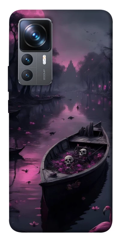 Чехол на Xiaomi 12T / 12T Pro Boat and flamingo фото 1 из 1