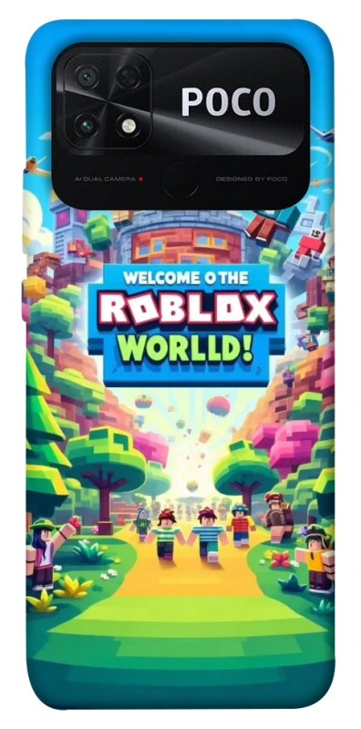 Чохол на Xiaomi Poco C40 Roblox World фото 1 з 1