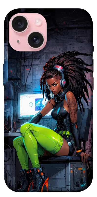 Чохол на Apple iPhone 15 (6.1") Cyber girl фото 1 з 1