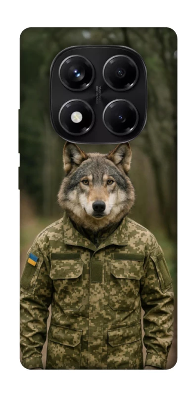Чохол на Xiaomi Redmi Note 14 Pro 5G Вовк захисник фото 1 з 1