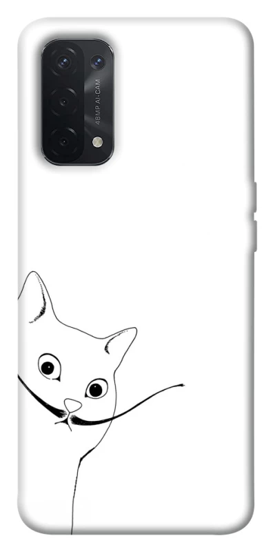 Чехол на Oppo A54 5G / A74 5G Кот Дали фото 1 из 1