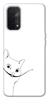 Чехол на Oppo A54 5G / A74 5G Кот Дали фото 1 из 1