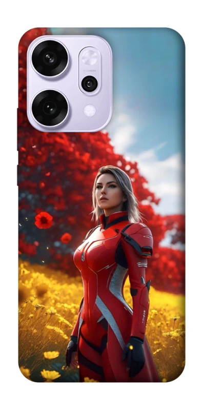 Чохол на Oppo Reno 14 Pro Cyber space girl ver.5 фото 1 з 1