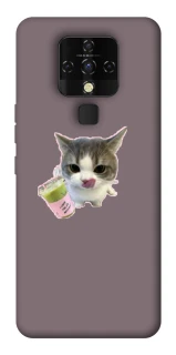 Чохол на TECNO Camon 16 SE cat matcha фото 1 з 1