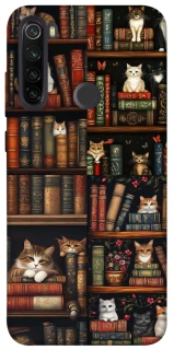 Чохол на Xiaomi Redmi Note 8T Cats & Books фото 1 з 1