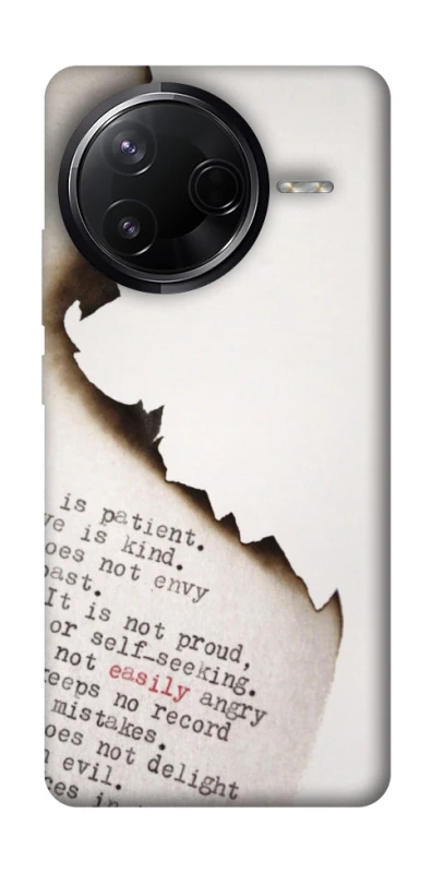 Чехол на Infinix Note 50 Pro Стихи фото 1 из 1