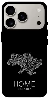 Чохол на Apple iPhone 18 Pro Ukraine black map фото 1 з 2