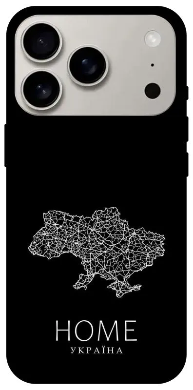 Чохол на Apple iPhone 18 Pro Ukraine black map фото 2 з 2