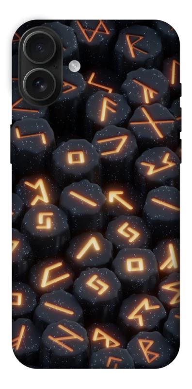 Чехол на Apple iPhone 16 Plus Огненые руны фото 1 из 1