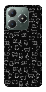 Чехол на Realme C61 Black Cats фото 1 Чехол на Realme C61 Black Cats фото 1 из 1