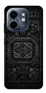 Чехол на Infinix Smart 9 4G / Hot 50i Черный ковер фото 1 из 1