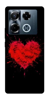 Чехол на Infinix Note 40 Pro 4G Splash heart фото 1 из 1