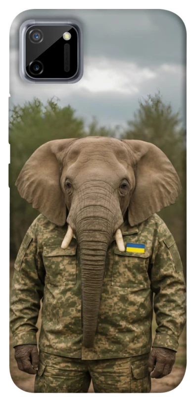 Чохол на Realme C11 Слон захисник фото 1 з 1