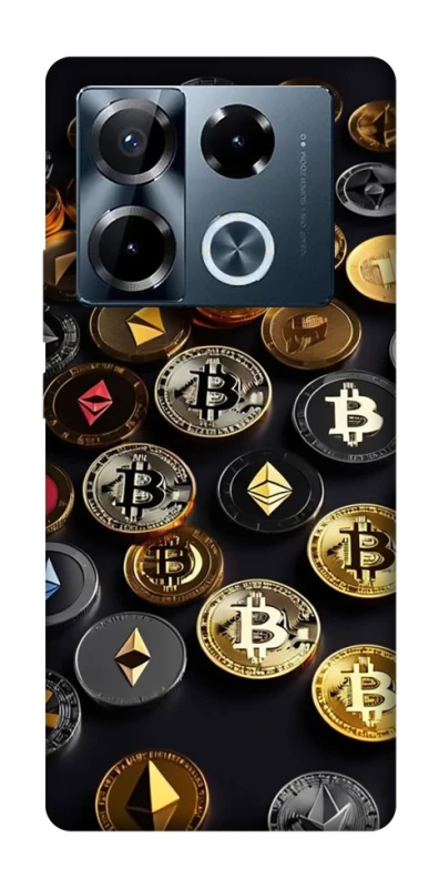 Чехол на Infinix Note 40 Pro 4G Many coins фото 1 из 1