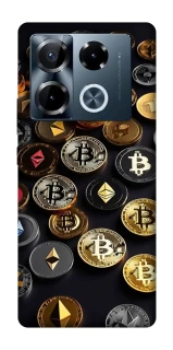 Чехол на Infinix Note 40 Pro 4G Many coins фото 1 из 1