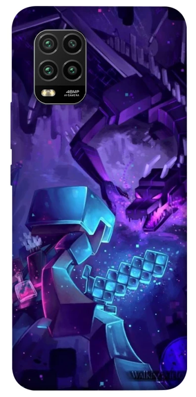 Чехол на Xiaomi Mi 10 Lite Minecraft dragon фото 1 из 1