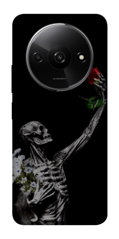 Чохол на Xiaomi Redmi A3 Skeleton vs Rose фото 1 з 1