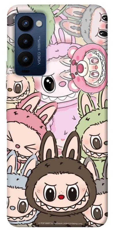 Чехол на TECNO Camon 18 All Labubu 3 фото 1 из 1