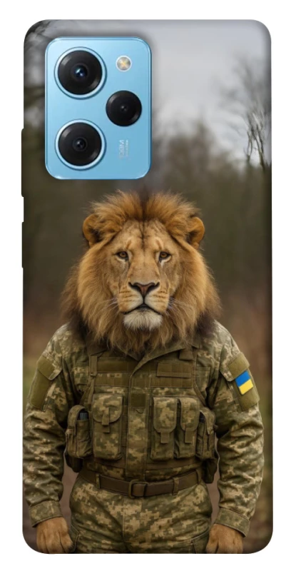 Чохол на Xiaomi Poco X5 Pro 5G Лев захисник фото 1 з 1