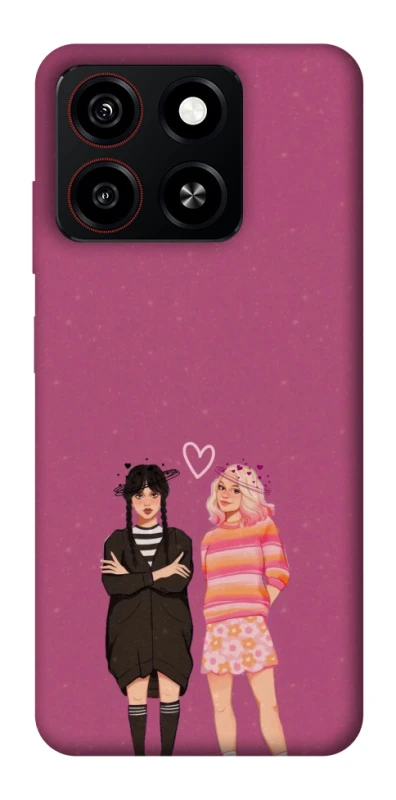 Чохол на ZTE Blade A35 4G Raven & Rainbow Wednesday фото 1 з 1