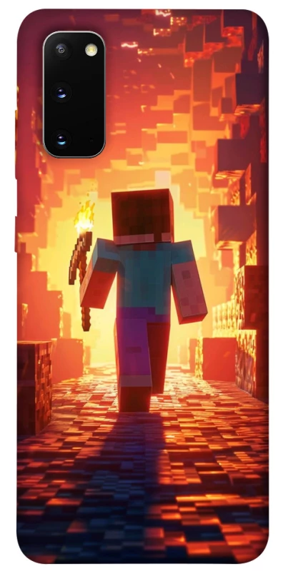 Чехол на Samsung Galaxy S20 Minecraft adventure фото 1 из 1
