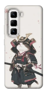 Чохол на Infinix Hot 50 Pro Samurai Cat Warrior фото 1 з 1