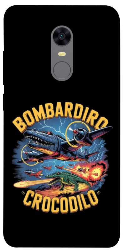 Чохол на Xiaomi Redmi 5 Plus / Redmi Note 5 (Single Camera) Bombardino Crocodilo v2 фото 1 з 1