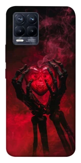 Чехол на Realme 8 Heart in the hands of a skeleton фото 1 из 1