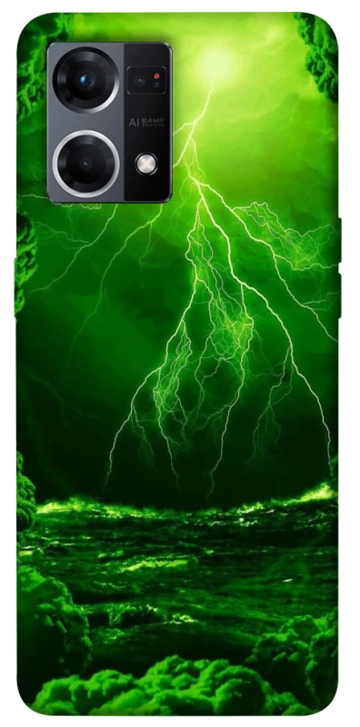 Чохол на Oppo Reno 7 4G Блискавка v2 фото 1 з 1