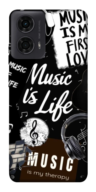 Чохол на Motorola Moto G04 Music is Life фото 1 з 1