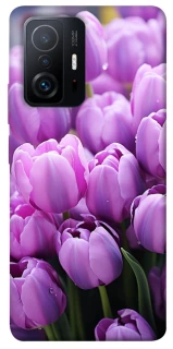 Чехол на Xiaomi 11T / 11T Pro Фиолетовые тюльпаны фото 1 из 1