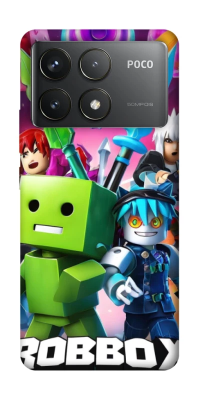Чохол на Xiaomi Poco F6 Pro Roblox gaming heroes фото 1 з 1