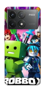 Чехол на Xiaomi Poco F6 Pro Roblox gaming heroes фото 1 из 1
