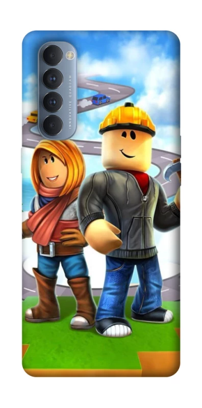 Чохол на Oppo Reno 4 Pro Roblox Builder Adventure фото 1 з 1