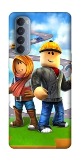 Чохол на Oppo Reno 4 Pro Roblox Builder Adventure фото 1 з 1