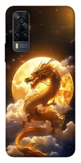 Чехол на Vivo Y31 Golden Dragon фото 1 из 1