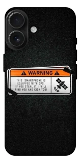 Чохол на Apple iPhone 17 (6.3") Warning фото 1 з 1