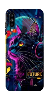 Чехол на ZTE Blade A7 (2020) Cyber Cat v2 фото 1 из 1