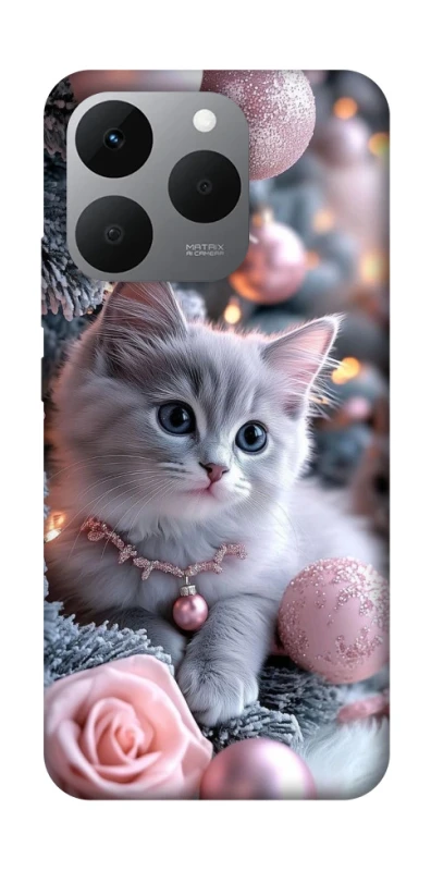 Чехол на Realme 15T Christmas Kitty фото 1 из 1