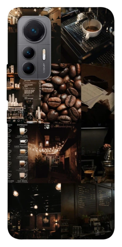 Чохол на Xiaomi 12 Lite Coffee collage ver.1 фото 1 з 1