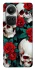 Чохол на Oppo Reno 10 skull and rose фото 1 з 1