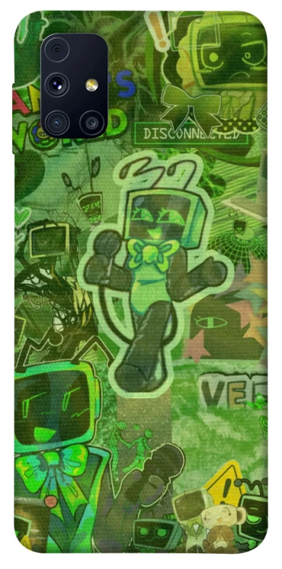 Чохол на Samsung Galaxy M31s Dandysworld tv green theme фото 1 з 1