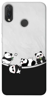 Чехол на Huawei P Smart+ (nova 3i) Four pandas фото 1 из 1