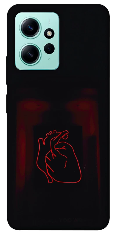 Чехол на Xiaomi Redmi Note 12 4G Красное сердце фото 1 из 1