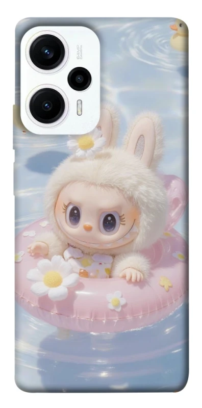 Чохол на Xiaomi Poco F5 / Note 12 Turbo Labubu swimming фото 1 з 1